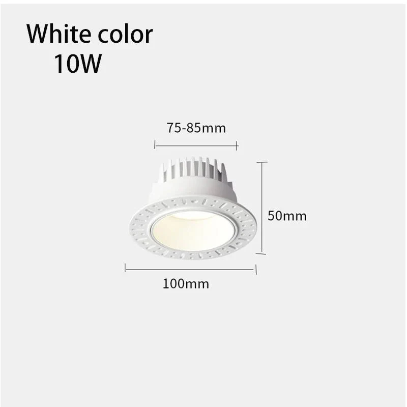 led sans bordure downlight spots remplaçables encastrés pour éclairage intérieur - Image 10