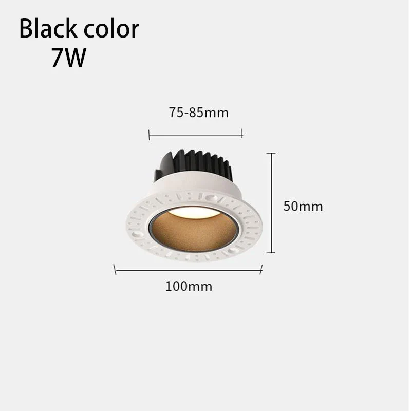 led sans bordure downlight spots remplaçables encastrés pour éclairage intérieur - Image 11