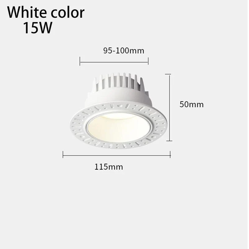 led sans bordure downlight spots remplaçables encastrés pour éclairage intérieur - Image 12