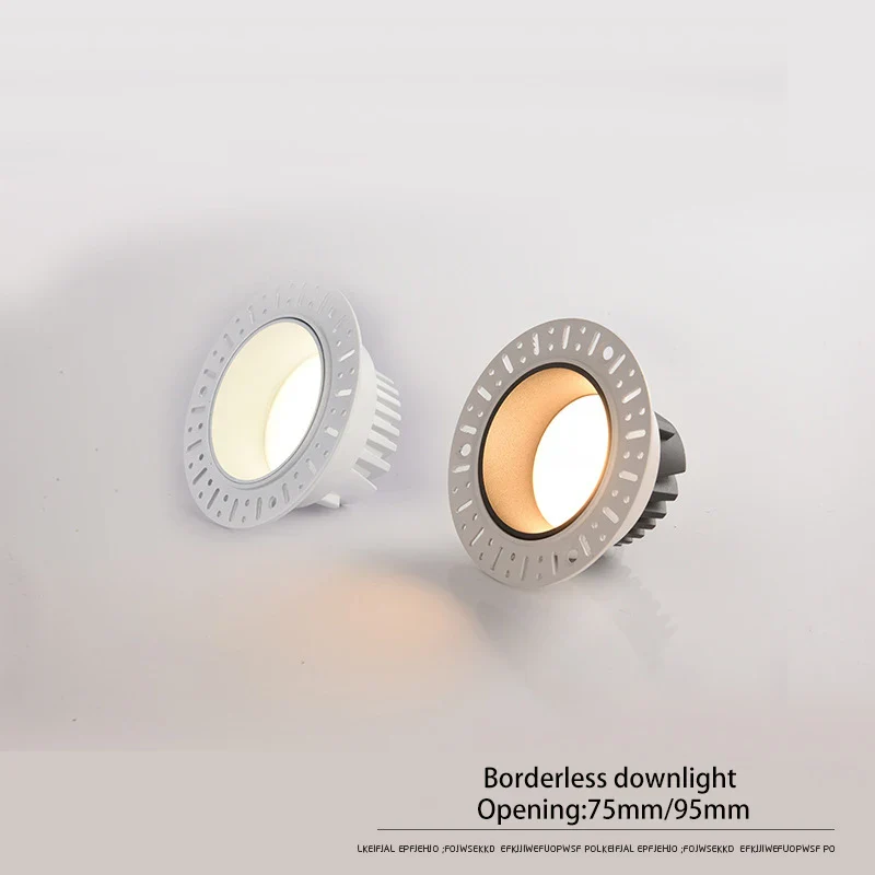 led sans bordure downlight spots remplaçables encastrés pour éclairage intérieur - Image 3
