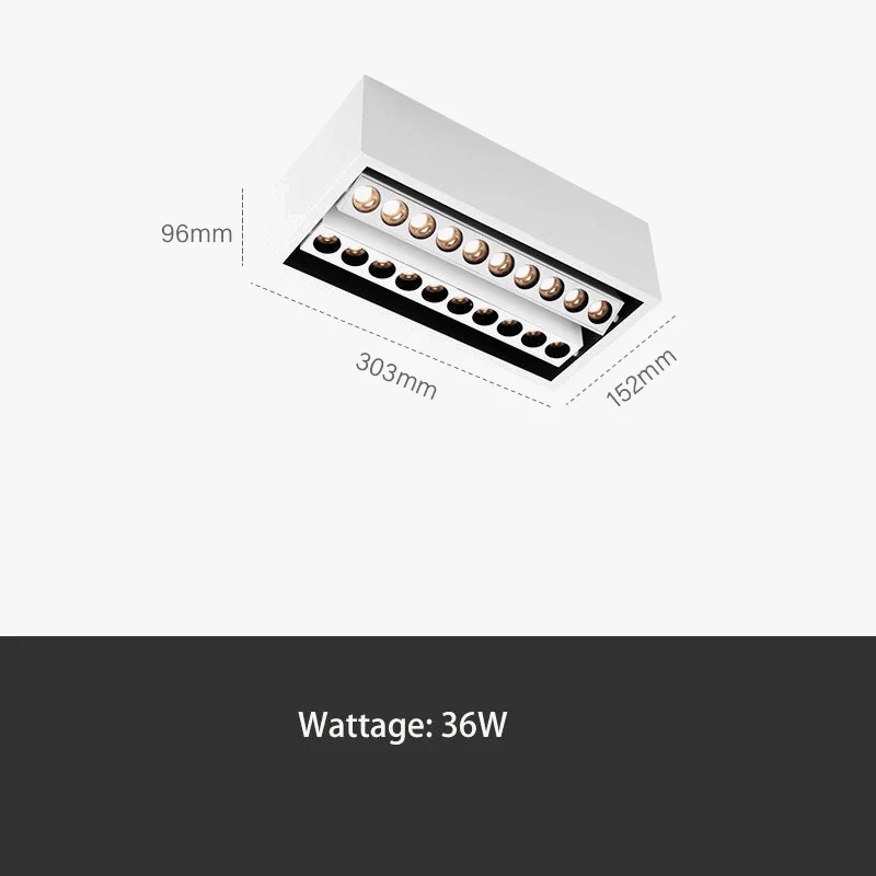 led spots monté en surface angle réglable pour éclairage intérieur - Image 6