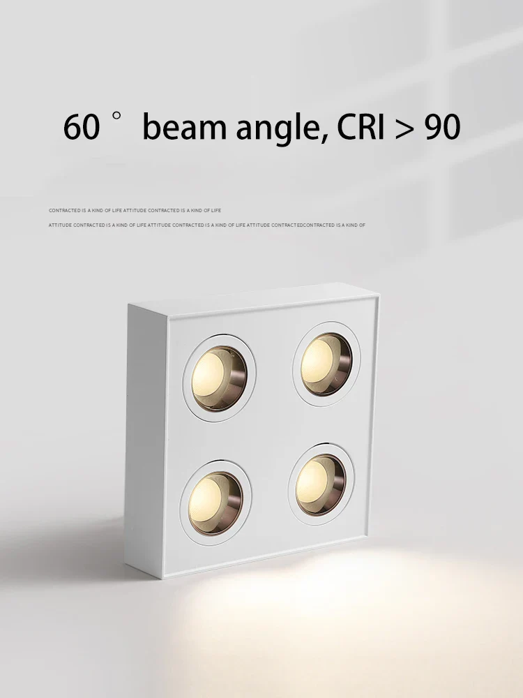 led surface carrée ultra mince anti-éblouissement downlight pour maison - Image 5