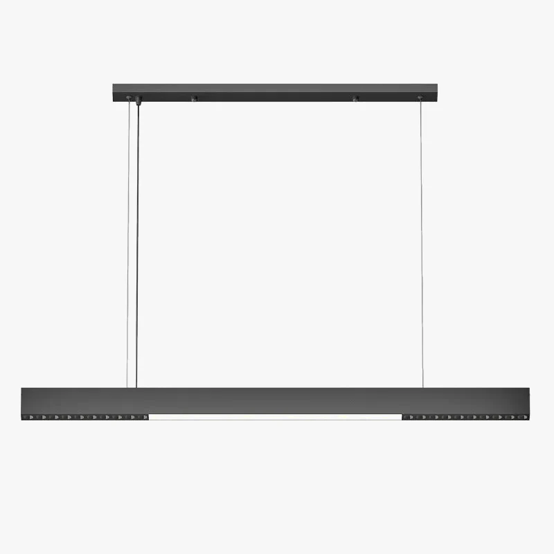 led suspension linéaire lustres lampe projecteurs longue ligne - Image 5