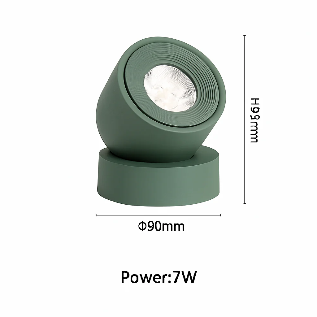 projecteurs led nordique surface monté spot rotation pliant macarone foco - Image 7