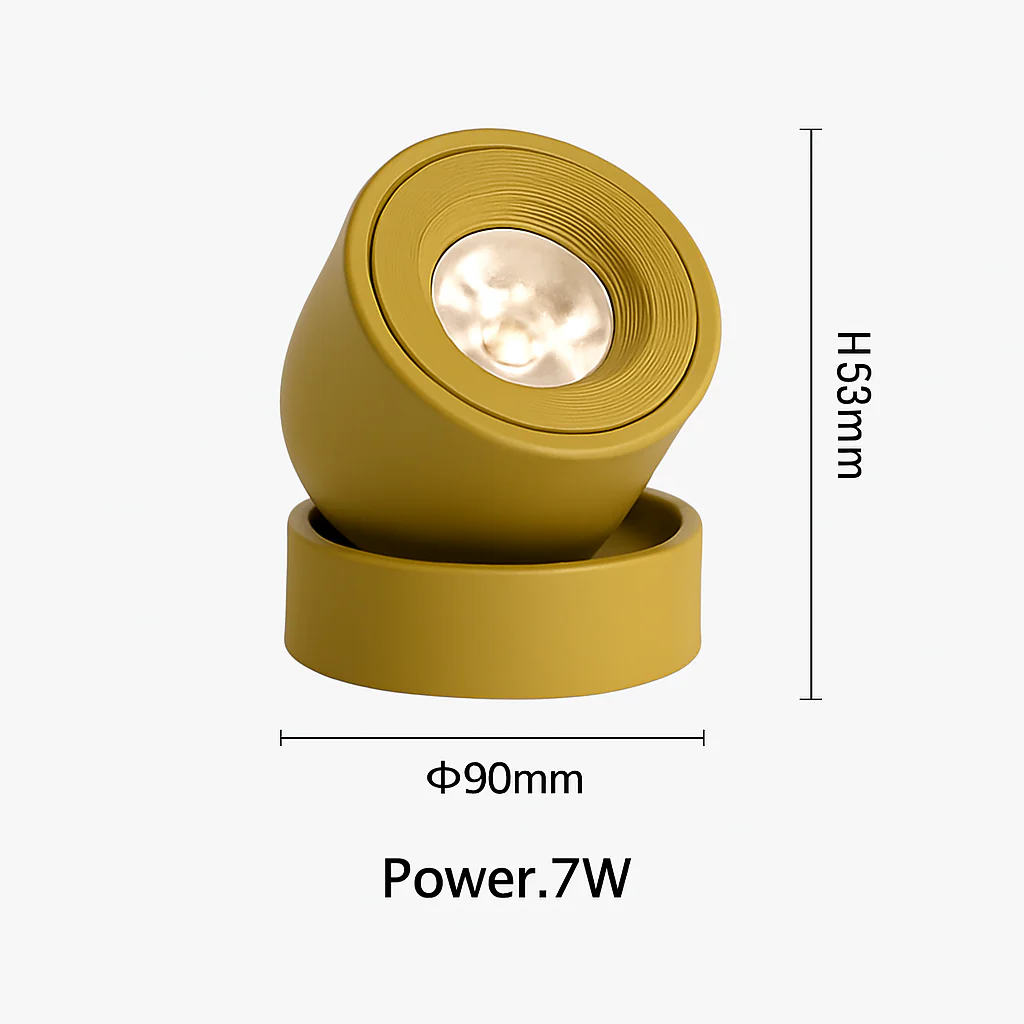 projecteurs led nordique surface monté spot rotation pliant macarone foco - Image 8