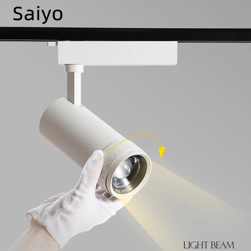 rails d'éclairage led cob en aluminium de haute qualité