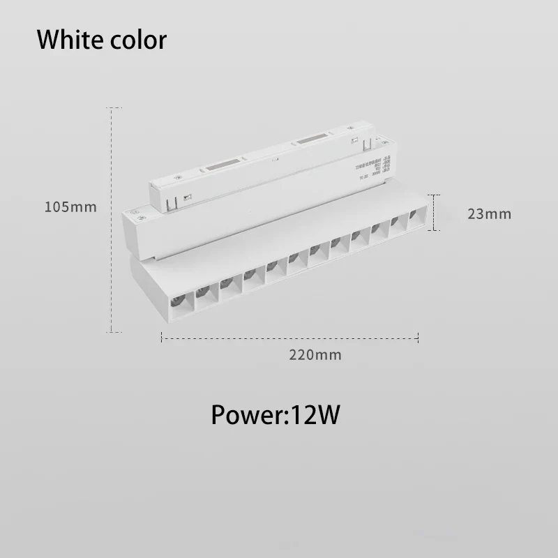 rails d'éclairage magnétiques led à intensité variable spot zigbee cob - Image 13