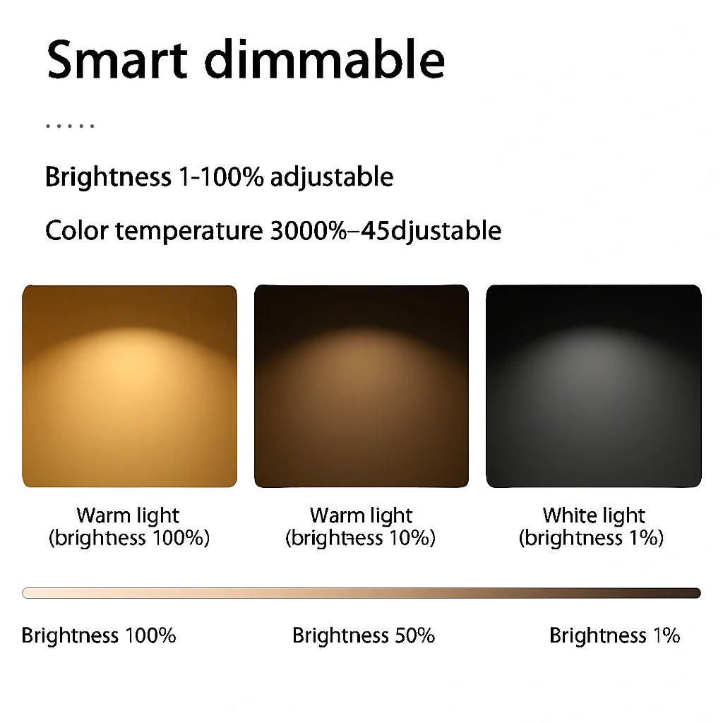 smart led spot encastré anti-éblouissement aluminium sans bordure - Image 3