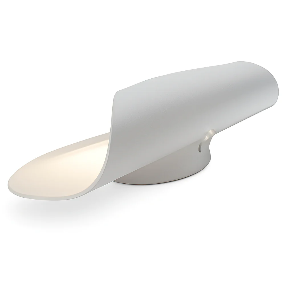 SANDIY Applique Blanche Lumière Créative Moderne Simple Mode Personnalité Minimaliste Chambre Chevet Couloir Salon Applique - Image 2