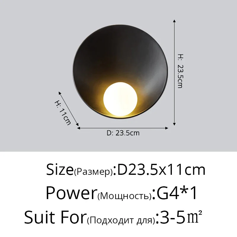 SANDYHA nordique rétro bois appliques chevet étude couloir fond TV Art maison intérieur décor luminaires - Image 10