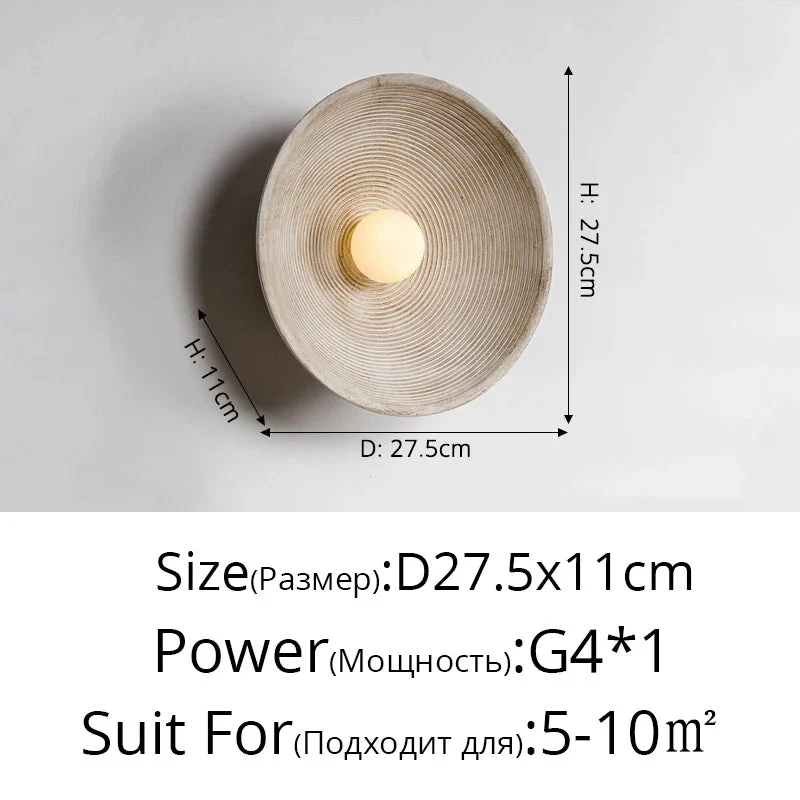 SANDYHA nordique rétro bois appliques chevet étude couloir fond TV Art maison intérieur décor luminaires - Image 7