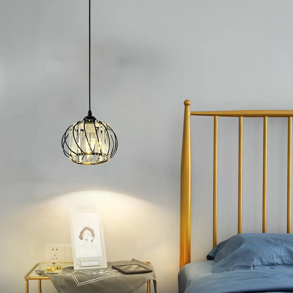 Simple Nordic glass chandelier, modern LED lights for living room, study, hallway, hallway, flat lamps, interior lighting - Image 4