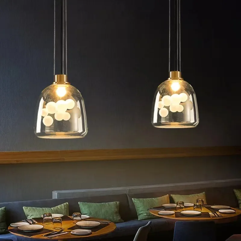 Sopa Globe Pendant Lamp Italy Bubble Glass Chandelier Suspension Hanging Light for Dining Living Room Kitchen - Image 5