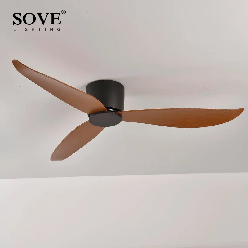 SOVE ventilateur de plafond blanc plancher bas Ultra mince 17 cm DC ventilateur de plafond avec télécommande ventilateurs de plafond simples sans lumière 220 V - Image 10