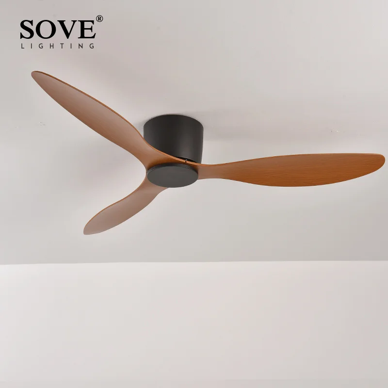 SOVE ventilateur de plafond blanc plancher bas Ultra mince 17 cm DC ventilateur de plafond avec télécommande ventilateurs de plafond simples sans lumière 220 V - Image 14