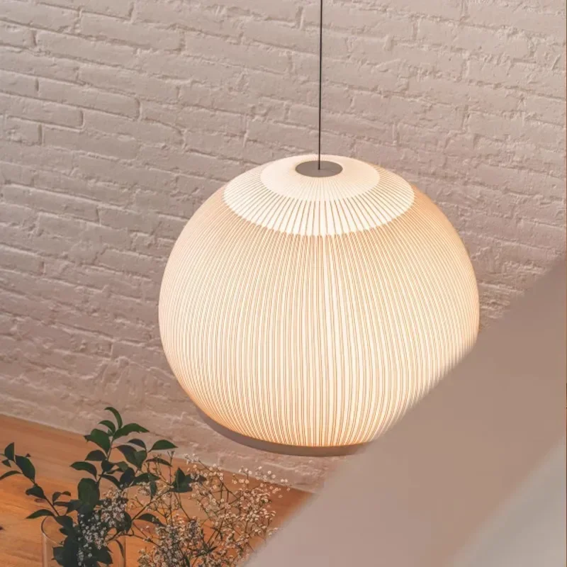Spanish Designer Pendant Lamp Fabric Chandelier Suspension Hanging Light - Image 5