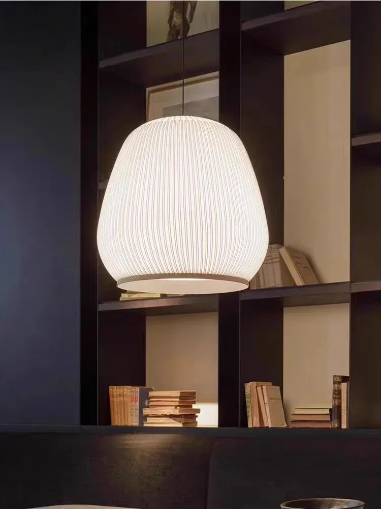 Spanish Designer Pendant Lamp Fabric Chandelier Suspension Hanging Light - Image 6