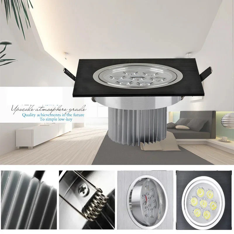 spot led carré à intensité variable pour décoration intérieure - Image 4