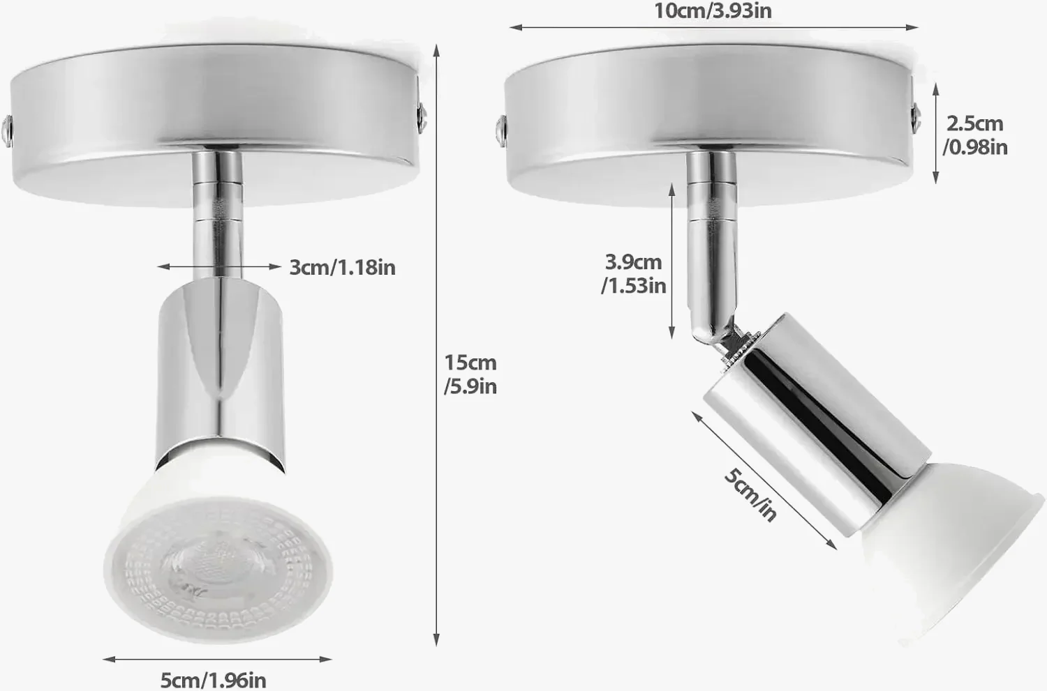 spot led dimmable pour éclairage de magasin élégant - Image 2