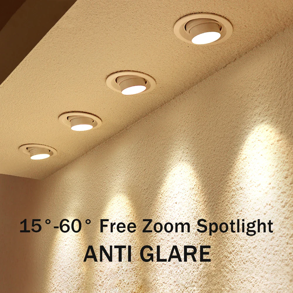 spot led encastré avec faisceau réglable pour éclairage ciblé - Image 6