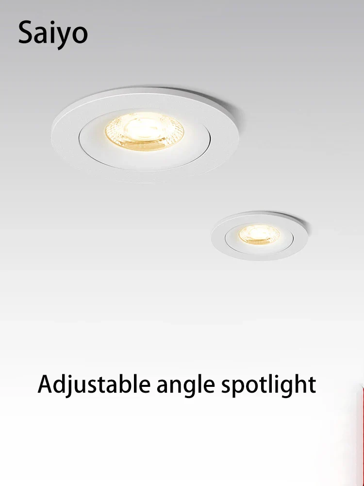 spot led encastré aluminium angle réglable éclairage intérieur