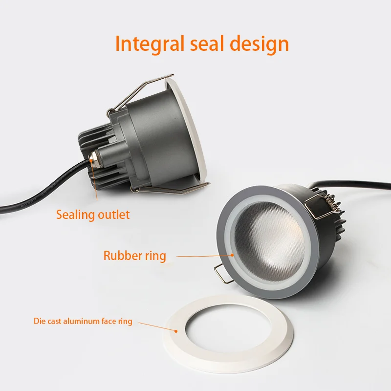 spot led rond étanche en aluminium pour éclairage intérieur extérieur - Image 3