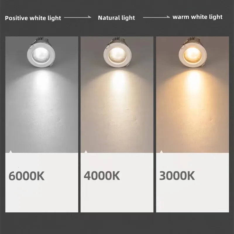 spot led rond étanche en aluminium pour éclairage intérieur extérieur - Image 4