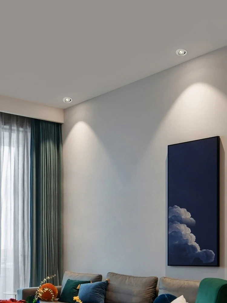 spot led encastré lumineux rond réglable pour éclairage intérieur - Image 4