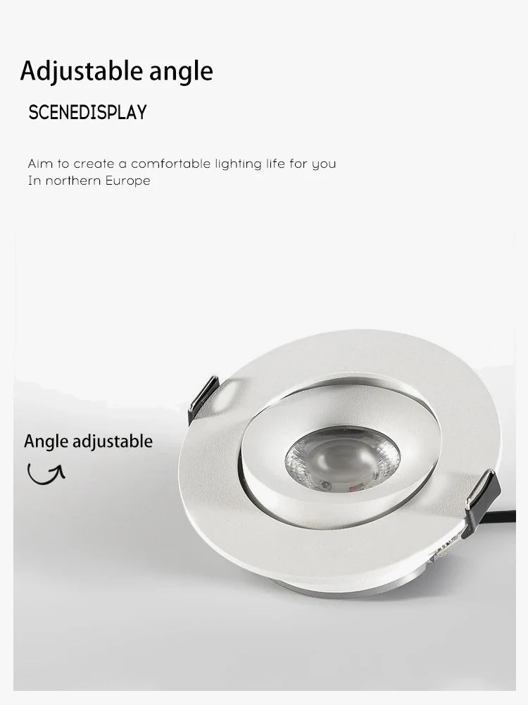 spot led encastré réglable en aluminium pour intérieur - Image 4