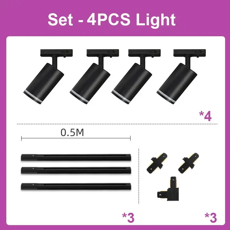 spot led sur rail pour éclairage de magasin et cuisine - Image 11