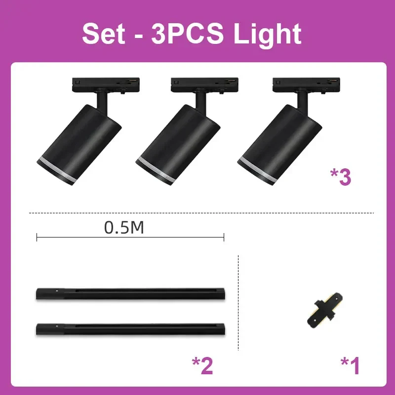 spot led sur rail pour éclairage de magasin et cuisine - Image 13