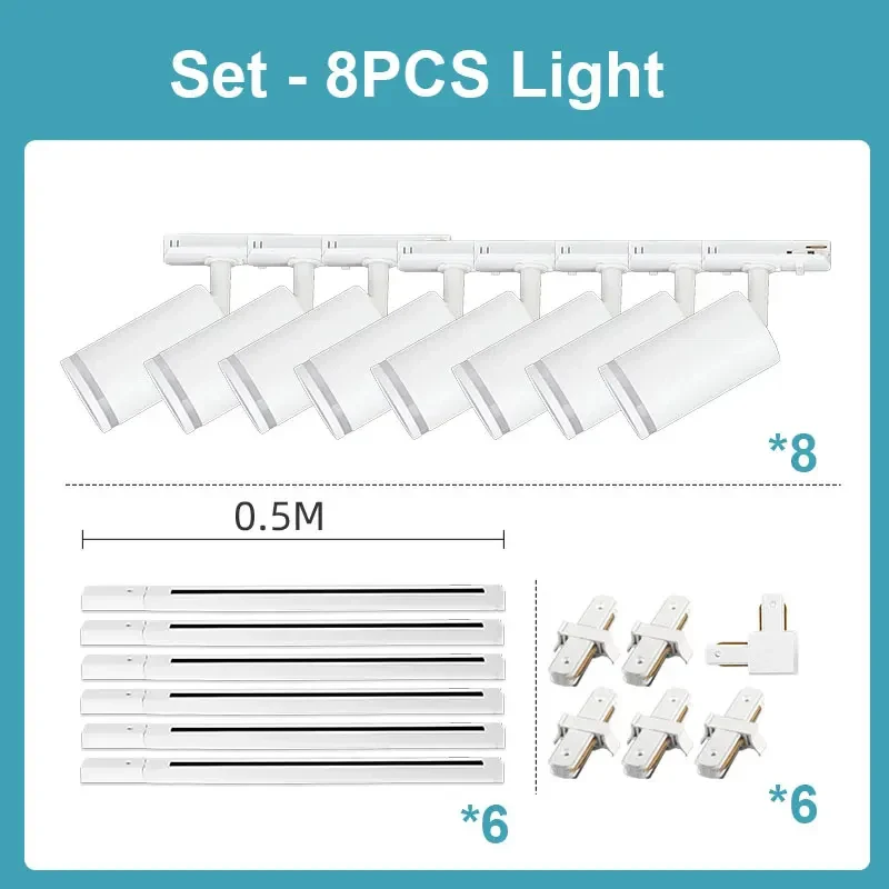 spot led sur rail pour éclairage de magasin et cuisine - Image 25