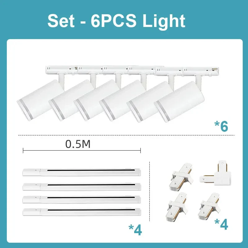 spot led sur rail pour éclairage de magasin et cuisine - Image 9