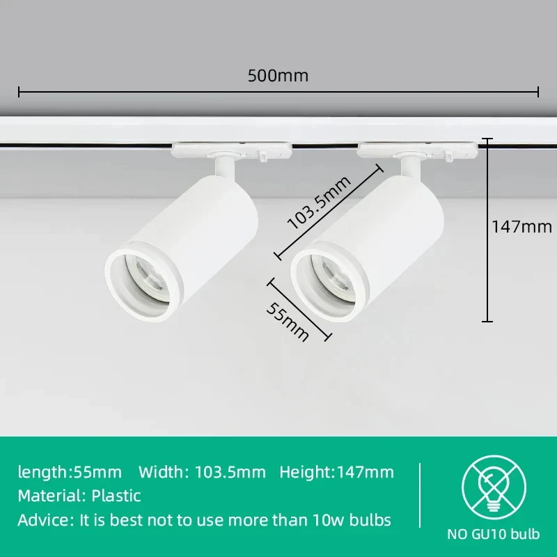 spot led sur rail pour éclairage décoratif intérieur - Image 10