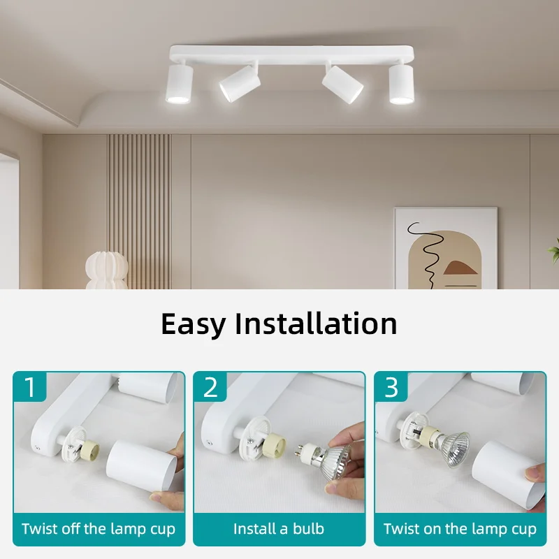spot led sur rail pour éclairage intérieur décoratif - Image 9
