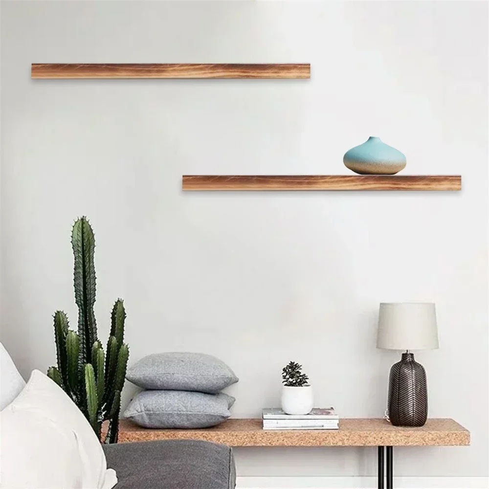 support de rangement pour livres en bois massif décoratif et pratique - Image 3