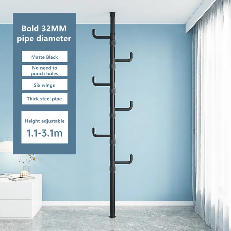 support de rangement vertical pour vĂȘtements Ă la maison - Image 5