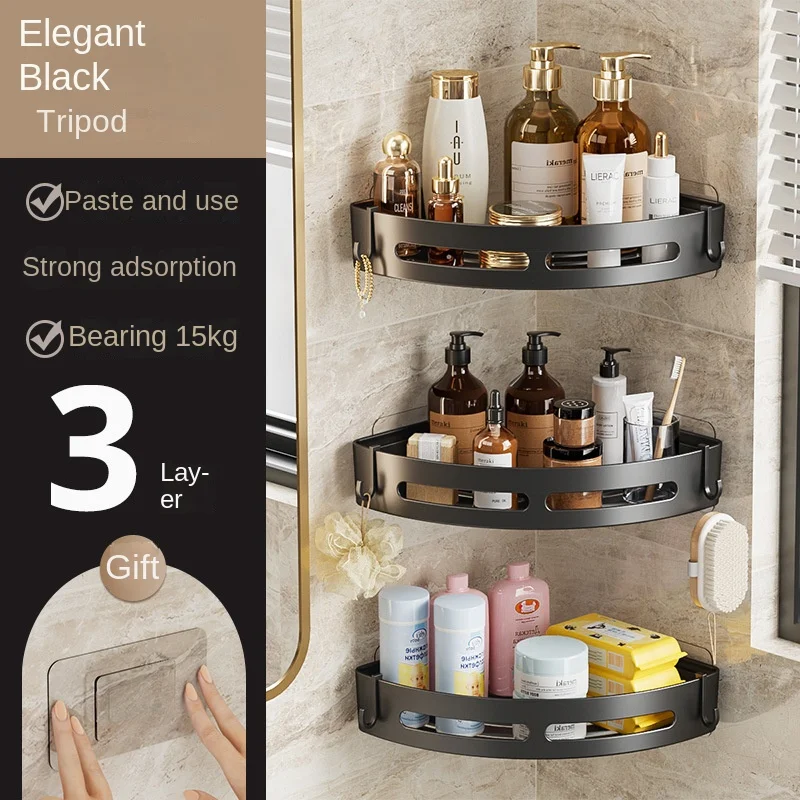 supports de rangement pour shampoing sans perforation pour douche - Image 9