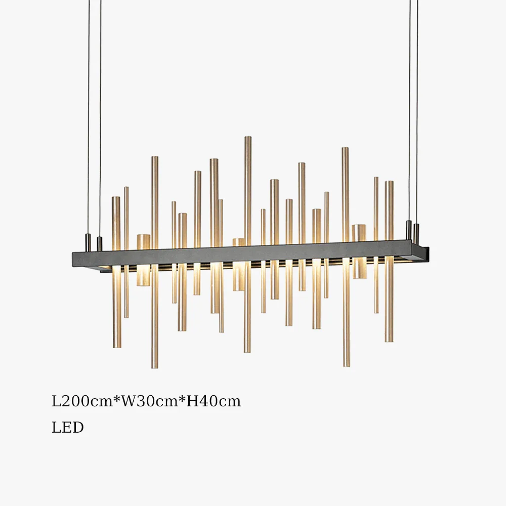 suspension à led en acier inoxydable pour décoration intérieure - Image 7
