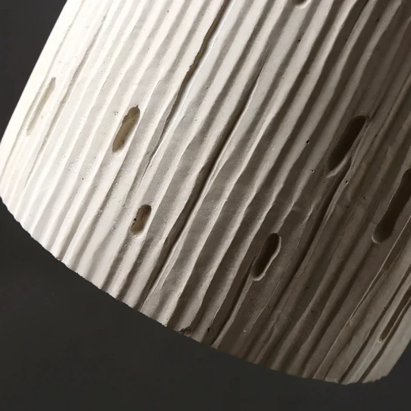 suspension à led en ciment style nordique moderne décor intérieur - Image 6