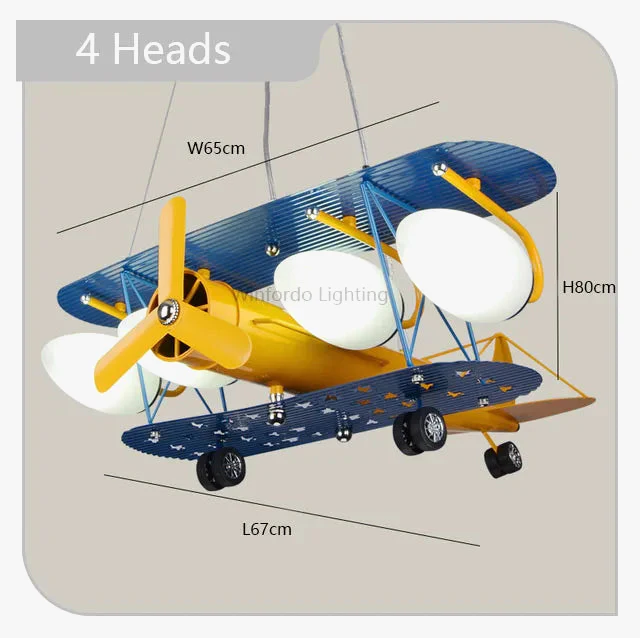 suspension à led en forme d avion pour enfant 2023 - Image 7