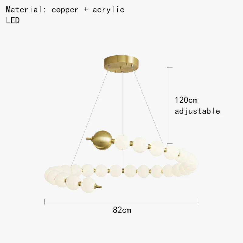suspension à led ronde en laiton réglable pour divers espaces - Image 10