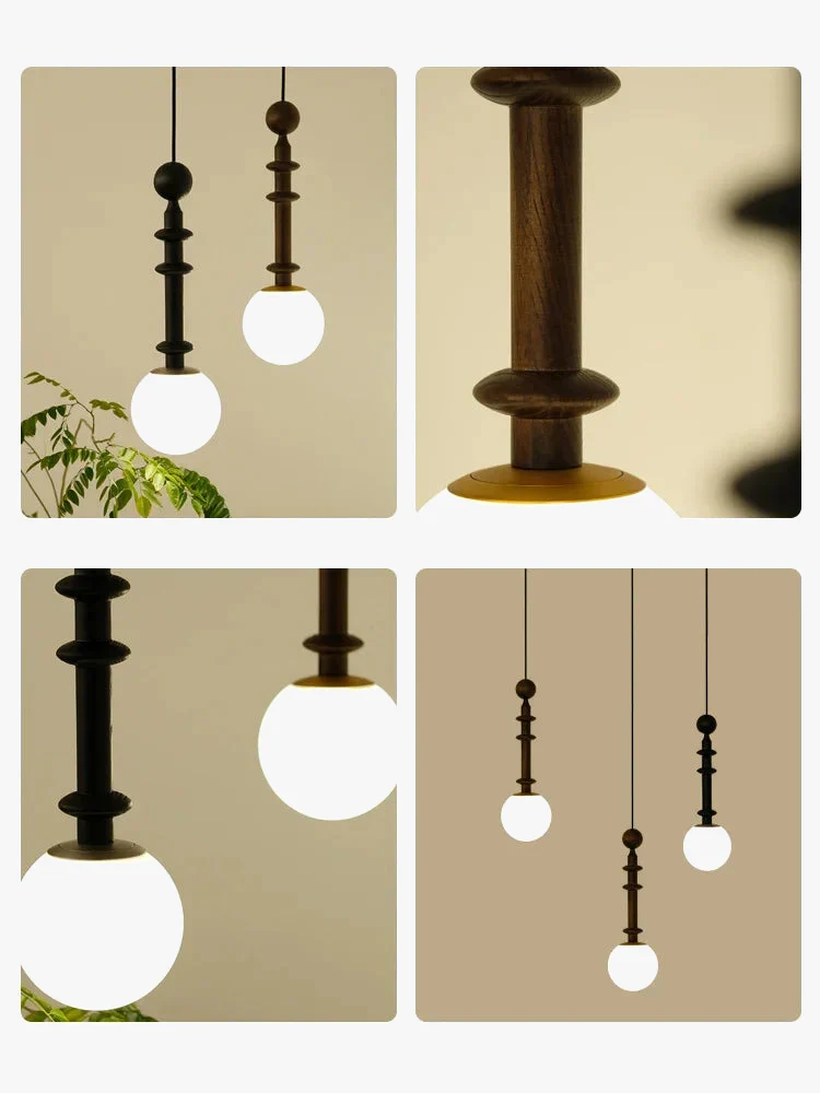 suspension à led vintage médiéval design rétro unique - Image 6