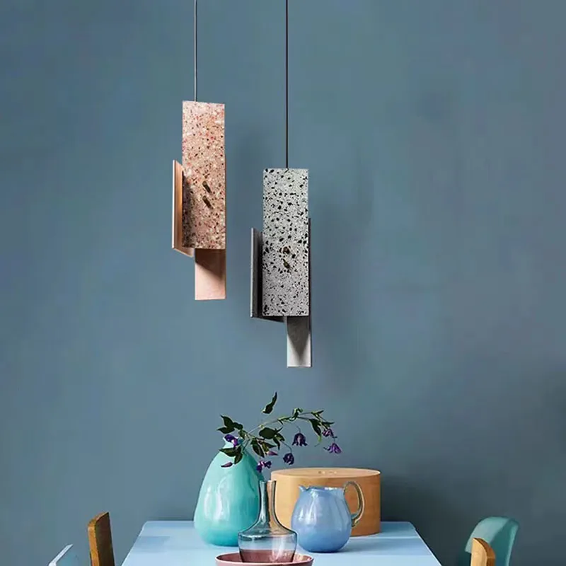 suspension art déco terrazzo réglable pour intérieur élégant - Image 2