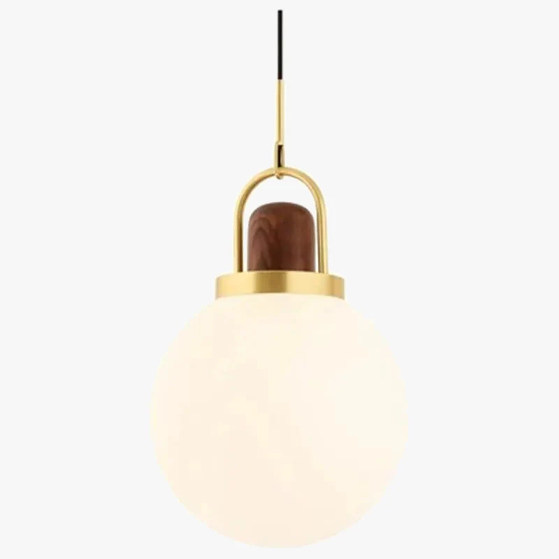 suspension boule de verre design nordique led moderne - Image 4