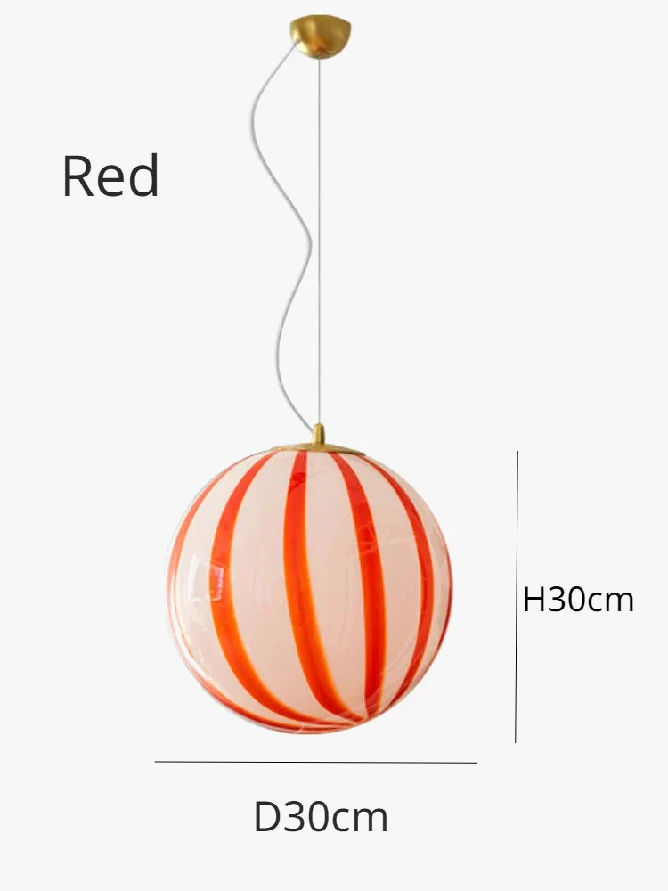 suspension créative en forme de boule de bonbon décorative à LED - Image 7