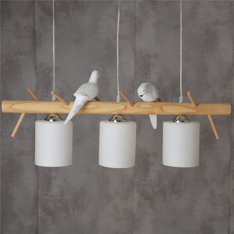 suspension créative nordique en bois pour ambiance moderne - Image 3