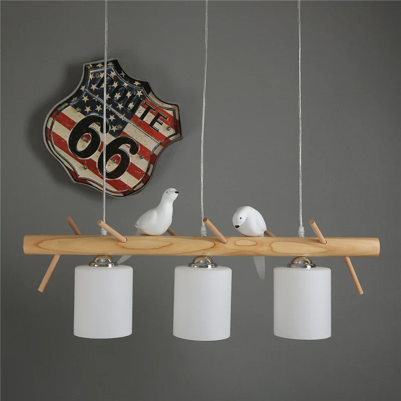 suspension créative nordique en bois pour ambiance moderne - Image 4