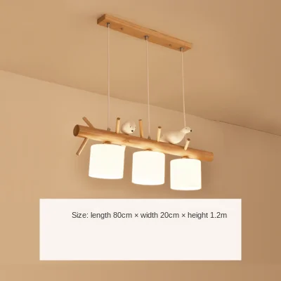suspension créative nordique en bois pour ambiance moderne - Image 8