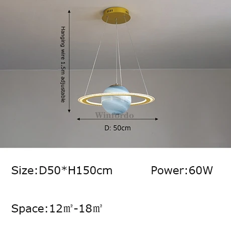 suspension créative terre lune football design original - Image 18